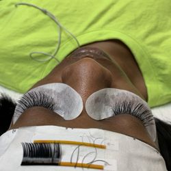 55 Lashes Studio - Classic Eyelash Extensions - Various Length Lashes used to create this great set. Appointments Are Always Available - StyleSeat.com/55Lashes