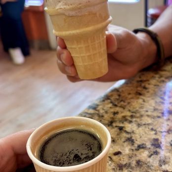 Mount Dora Confectionary - Cuban coffee & biscoff ice cream cone - Candy Stores Near Me - Mount Dora, Florida Mount Dora Confectionary - Cuban coffee & biscoff ice cream cone - Candy Stores Near Me - Mount Dora, Florida