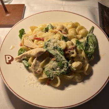 Piatti - Orecchiette, Grilled Chicken, Sun-Dried Tomatoes, Asparagus, Gorgonzola Cream - Italian Near Me - La Jolla, California Piatti - Orecchiette, Grilled Chicken, Sun-Dried Tomatoes, Asparagus, Gorgonzola Cream - Italian Near Me - La Jolla, California