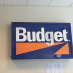 Budget counter at SLO airport