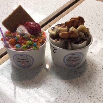 Sweet Creams - The strawberry shortcake and monkeyn around. So good - Ice Cream & Frozen Yogurt Near Me - Honolulu, Hawaii Sweet Creams - The strawberry shortcake and monkeyn around. So good - Ice Cream & Frozen Yogurt Near Me - Honolulu, Hawaii