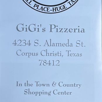 GiGi's Pizzeria - Front Menu - Salad Near Me - Corpus Christi, Texas GiGi's Pizzeria - Front Menu - Salad Near Me - Corpus Christi, Texas