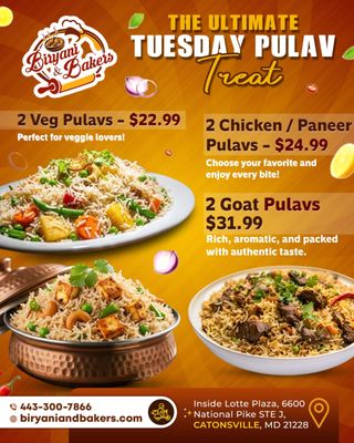 Menu photo 1 Biryani & Bakers @ Catonsville Catonsville, MD
