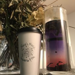 Mere’s Magic Universe & Tea - Tea to go and steeped in front of you.