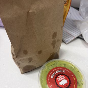 Carnitas Uruapan - Side Guacamole & Freshly Fried Chips. - Mexican Near Me - Chicago, Illinois