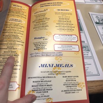 Sunset Family Restaurant - the menu and prices - New American Near Me - Birdsboro, Pennsylvania Sunset Family Restaurant - the menu and prices - New American Near Me - Birdsboro, Pennsylvania