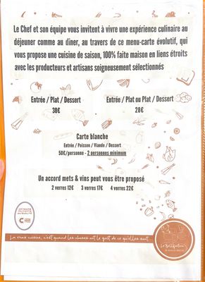 Menu photo 3 Le Bellifontain Le Mans, 72