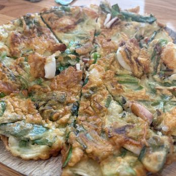 Korean Kitchen - Seafood pancake - Korean Near Me - Wake Forest, North Carolina