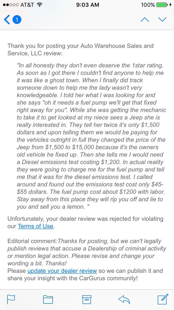 AUTO WAREHOUSE PARKER Updated September 2024 15 Reviews 11681