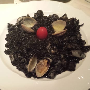 Piccolo Paradiso - Squid ink risotto. - Italian Near Me - Beverly Hills, California Piccolo Paradiso - Squid ink risotto. - Italian Near Me - Beverly Hills, California