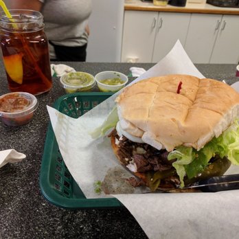 Courthouse Cafe - Torta sandwich, fresh salsas, Arnold Palmer (no lemonade so sadly just iced tea) - Breakfast & Brunch Near Me - Susanville, California
