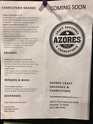 Azores Craft Sausages & Charcuterie by null
