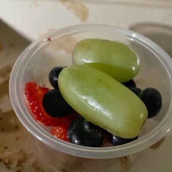 Persnickety Crane Cafe - Each order appears to arrive with a small cup of fruit--quite fresh! - Desserts Near Me - Yorktown, Virginia Persnickety Crane Cafe - Each order appears to arrive with a small cup of fruit--quite fresh! - Desserts Near Me - Yorktown, Virginia