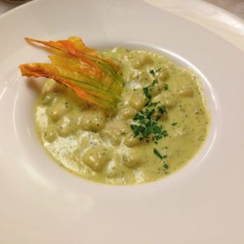La Buca di Ripetta - Gnocchi with saffron, zucchini, and cream - Italian Near Me - Rome, RM La Buca di Ripetta - Gnocchi with saffron, zucchini, and cream - Italian Near Me - Rome, RM