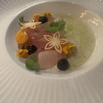 Sky Room - Don't get me started on goose berry crudo.  What?!?!! - American Near Me - Long Beach, California