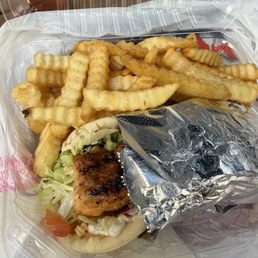 Salmon gyro Salmon gyro