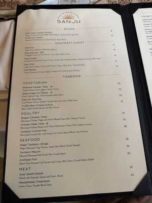 Menu photo 2 Sanjh Restaurant Irving, TX Menu photo 2 Sanjh Restaurant Irving, TX
