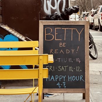 Betty - Exterior seating - New American Near Me - New York, New York
