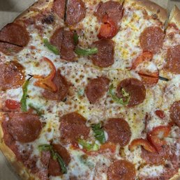 Pepperoni and mixed peppers