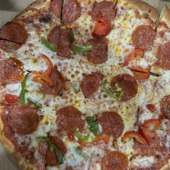 Crust Pizza Co. - Louetta - Pepperoni and mixed peppers - Pizza Near Me - Houston, Texas