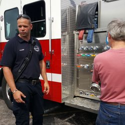 Pittsfield Township Farmers Market - Pittsfield Fire Department during a show and tell safety day.
