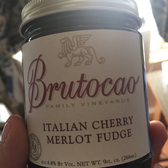 Brutocao Cellars - You can taste the Merlot! Delicious plain or on pound cake, as the bottle suggested. - Wineries Near Me - Hopland, California Brutocao Cellars - You can taste the Merlot! Delicious plain or on pound cake, as the bottle suggested. - Wineries Near Me - Hopland, California