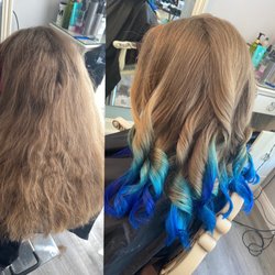 Salon 177 - Fashion color before & after