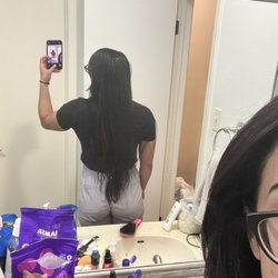 D'Anthony SalonSpa - My once long hair, now only has few oddly centered strands remaining.