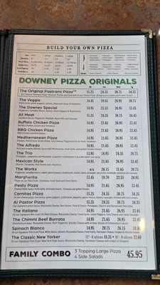 Menu photo 3 Downey Pizza Company Downey, CA