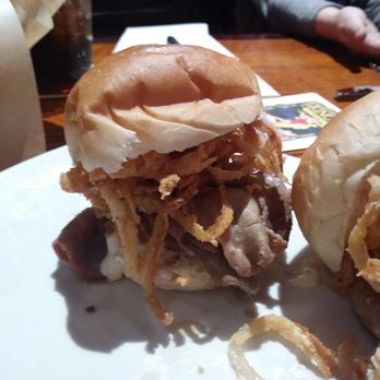 Glacier BrewHouse - Beef Sliders with Wagyu Beef - American Near Me - Anchorage, Alaska Glacier BrewHouse - Beef Sliders with Wagyu Beef - American Near Me - Anchorage, Alaska