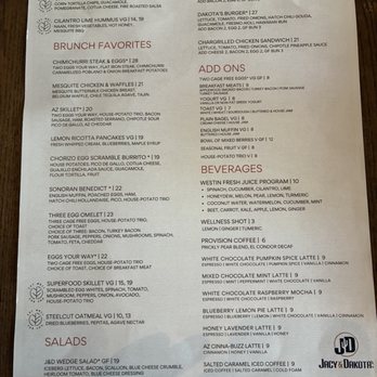 Jacy & Dakota’s - Menu - New American Near Me - Phoenix, Arizona Jacy & Dakota’s - Menu - New American Near Me - Phoenix, Arizona