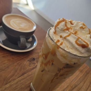 Pangolin Café - Cubano breve and iced caramel latte - Coffee & Tea Near Me - Reno, Nevada Pangolin Café - Cubano breve and iced caramel latte - Coffee & Tea Near Me - Reno, Nevada