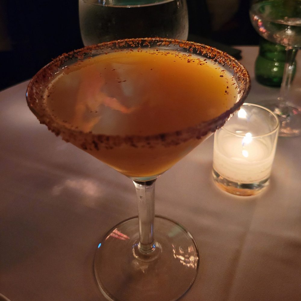 Chez Josephine - I can't remember. Maybe a Blood Orange Martini? It was good. - French Near Me - New York, New York