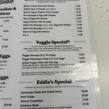 Eddie's Cafe - Menu sandwiches and specials - Breakfast & Brunch Near Me - San Francisco, California Eddie's Cafe - Menu sandwiches and specials - Breakfast & Brunch Near Me - San Francisco, California