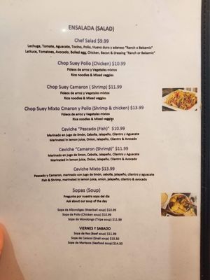 Menu photo 8 Baleadas Express Covington, LA