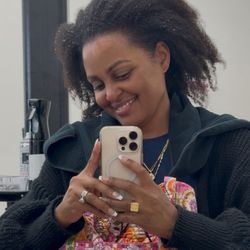 BEFORE-freshly washed natural hair