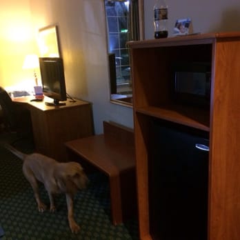 Super 8 by Wyndham Smithfield - Microwave and fridge - Hotels Near Me - Smithfield, North Carolina