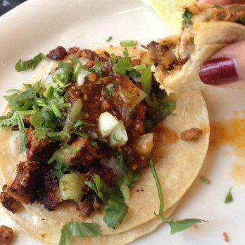 Montecristo Taqueria - Tacos al pastor! Couldn't wait to start eating them - Mexican Near Me - Berkeley, California