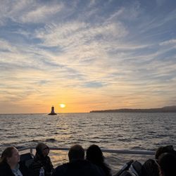 Harbor Breeze - Amazing sunset on our way back from seeing Dolphins and Whales