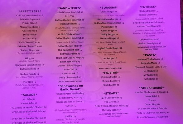 Menu photo 1 The 101 Pub Bogota, NJ