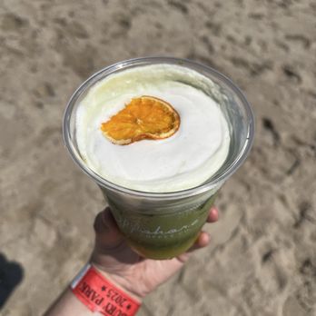 Offshore Coffee - orange creamsicle matcha - Coffee & Tea Near Me - Asbury Park, New Jersey