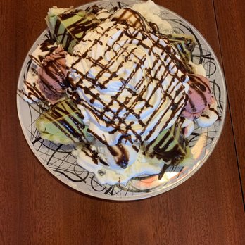 Umi Sushi - Not sure what this is called but got a lot of scoops of Ice cream - Japanese Near Me - Fresh Meadows, New York