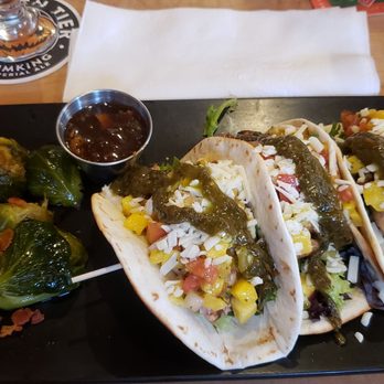 The Roasthouse Pub - Jerk chicken tacos and brussel sprouts - Pubs Near Me - Frederick, Maryland