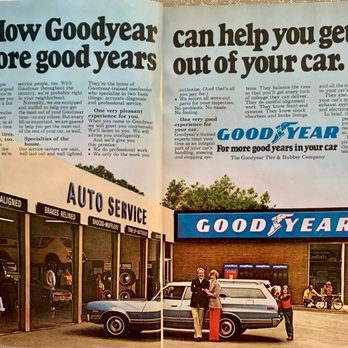 Goodyear Auto Service - Advert From National Geographic May 1976 - Tires Near Me - Mesa, Arizona Goodyear Auto Service - Advert From National Geographic May 1976 - Tires Near Me - Mesa, Arizona