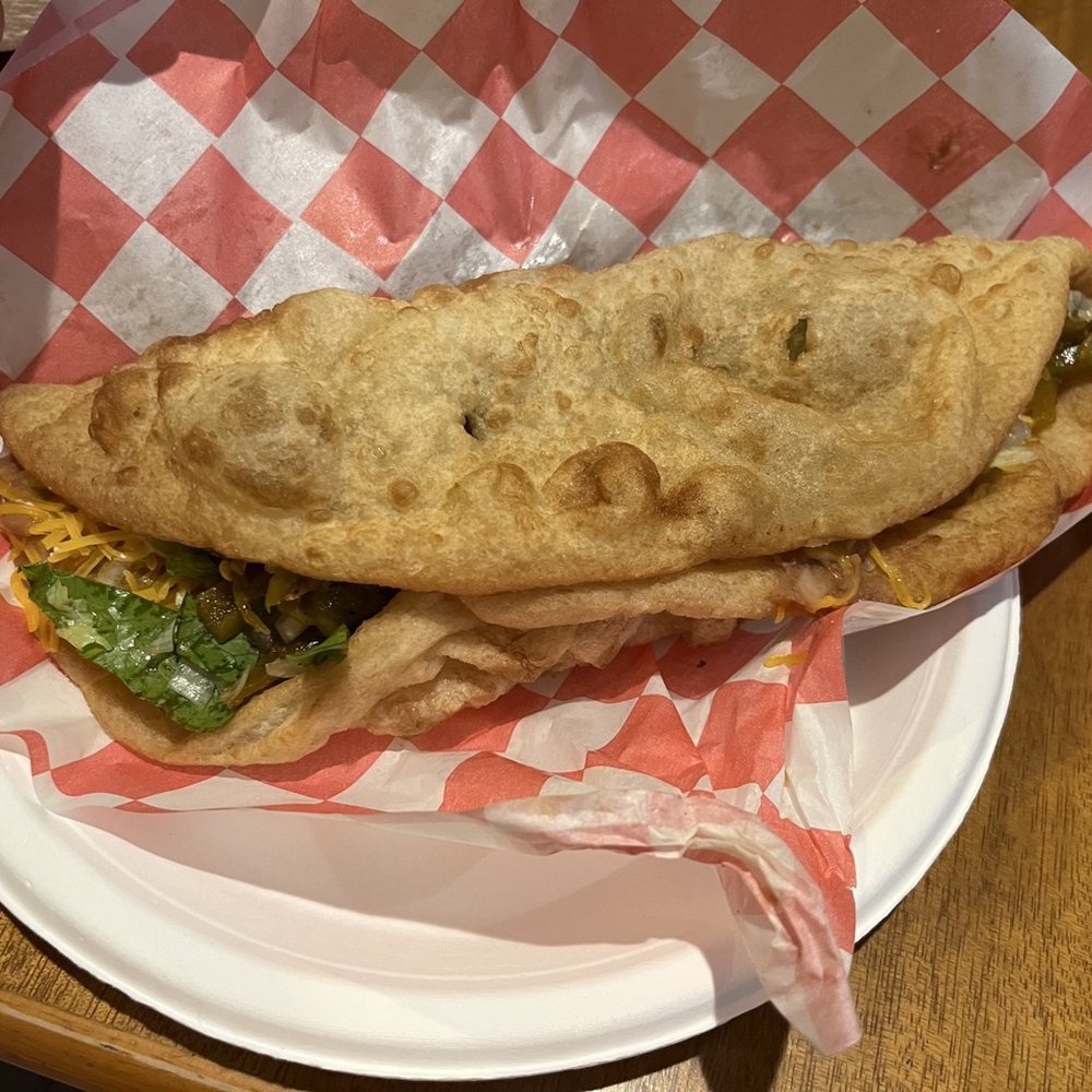 The Fry Bread House - Vegetarian Taco - American Near Me - Phoenix, Arizona The Fry Bread House - Vegetarian Taco - American Near Me - Phoenix, Arizona