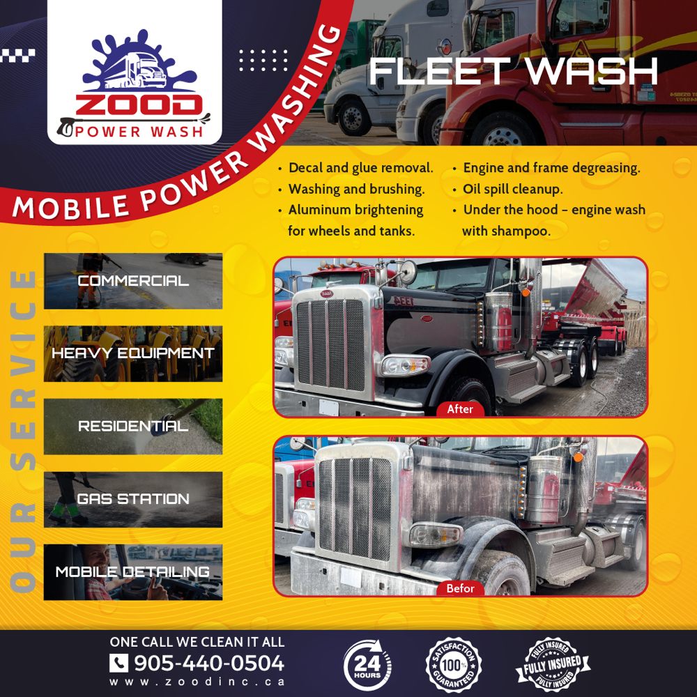ZOOD MOBILE POWER WASH Updated June 2024 15 Photos Mississauga