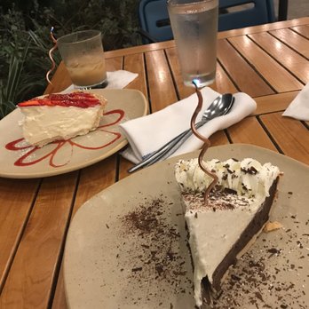 Monkeypod Kitchen - Chocolate cake and strawberry cheesecake. - Hawaiian Near Me - Kapolei, Hawaii Monkeypod Kitchen - Chocolate cake and strawberry cheesecake. - Hawaiian Near Me - Kapolei, Hawaii