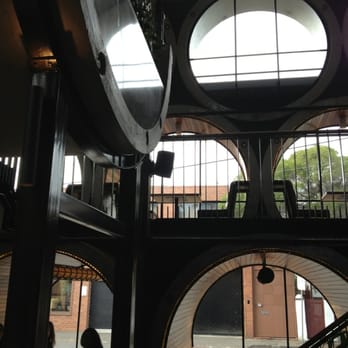 Prahran Hotel - View out from concrete pipe exterior - Bars Near Me - Prahran, VIC