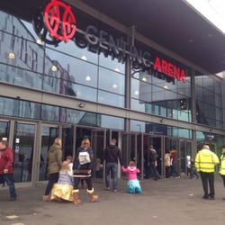 Genting Arena - Formally LG Arena now names Genting Arena Main Entrance...