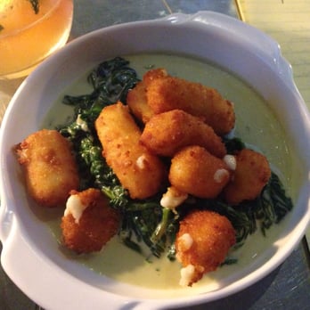 Spoon and Stable - Spinach and cheese curds - New American Near Me - Minneapolis, Minnesota Spoon and Stable - Spinach and cheese curds - New American Near Me - Minneapolis, Minnesota